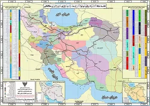 خط راه اهن تهران تبریز